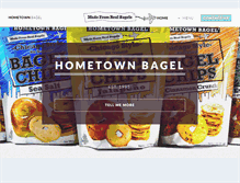 Tablet Screenshot of hometownbagel.com